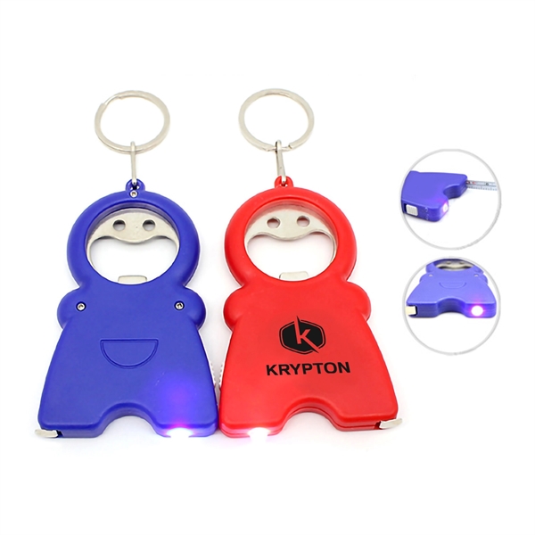 Multi Function Opener Key chain with Light