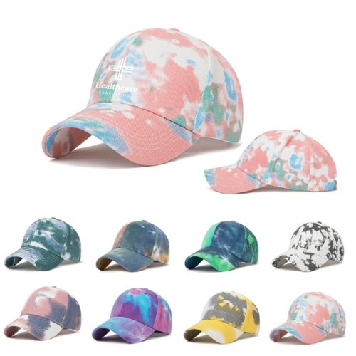 Tie Dye Cotton Twill Cap