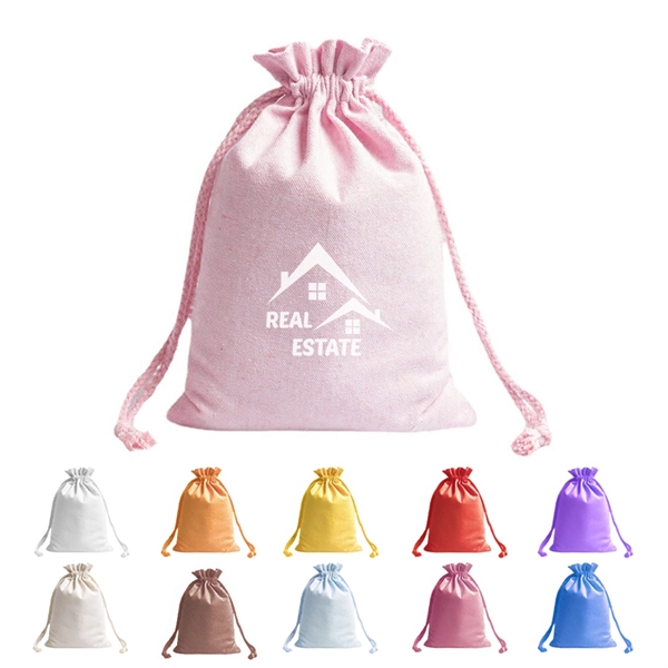 Multifunctional Cotton Drawstring Backpack