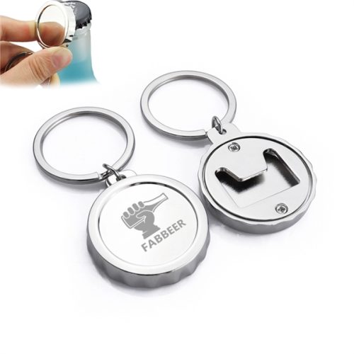 48935163 Bottle Opener Key Tag- Laser Engraved