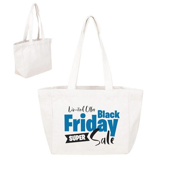 Heavy Canvas Tote W/ Shoulder Straps