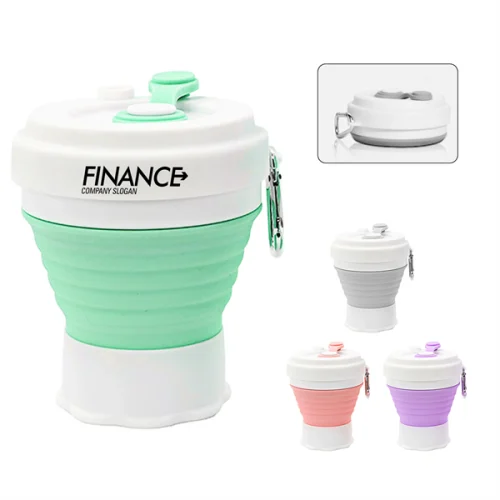 12 Oz Foldable Silicone Drinking Cup