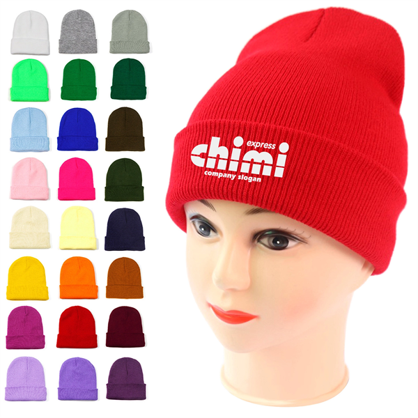 Acrylic Knit Hat Truck Stop Beanie