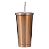 17Oz Metallic Coffee Tumbler Insulated Metal Cup