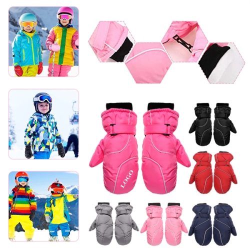 49257853.webp Kids' Waterproof Ski Mittens