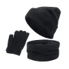 Warm Hat Scarf Gloves Set