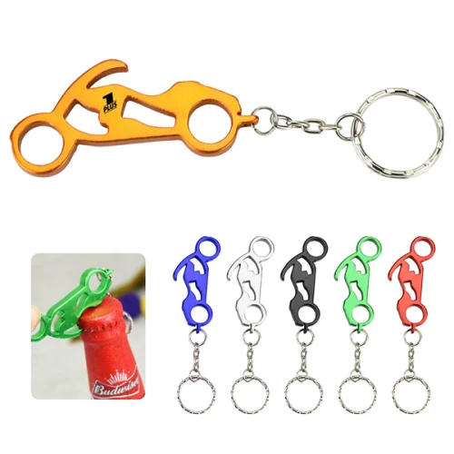 Motorbike Shape Bottle Opener Keychain