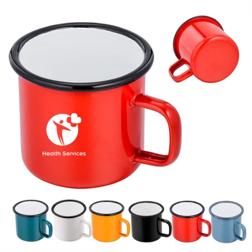 49463217 10 Oz Enamel Mug W/Handle