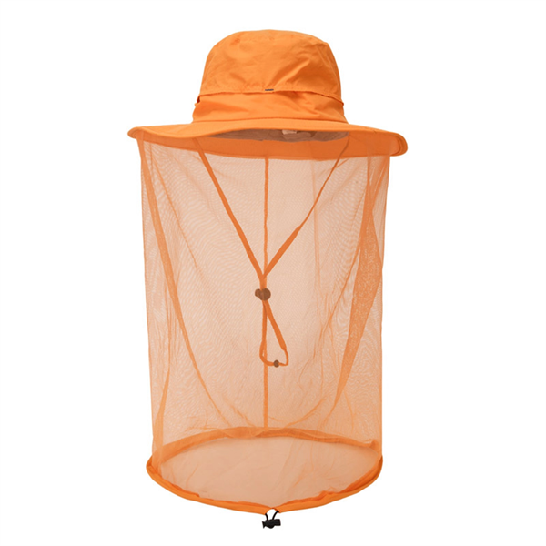 Outdoor Anti-Mosquito And Sun Protection Hat With Netting