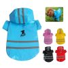 Pet Reflective Raincoat With Cap
