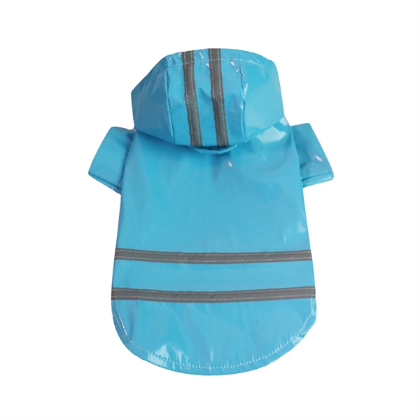 Pet Reflective Raincoat With Cap