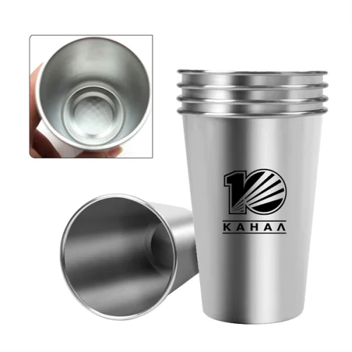 49500426 2.3Oz Stainless Steel Shot Cups