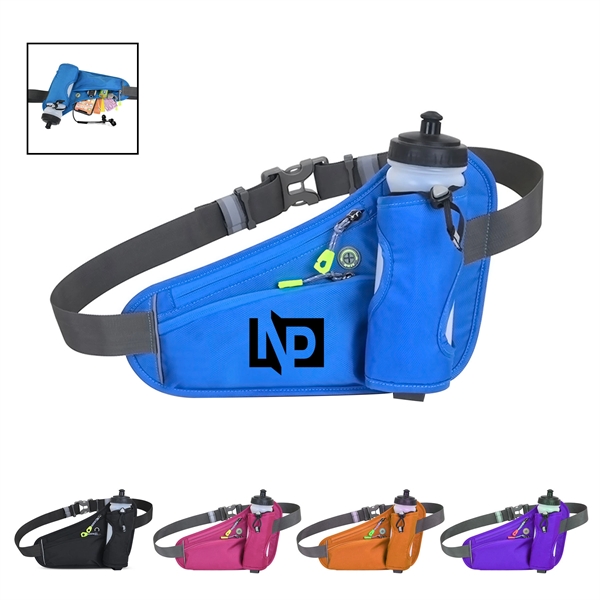 Sports Fanny Pack With Water Bottle Holder