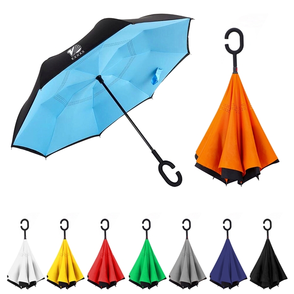 49948009.webp Auto Open Inverted Umbrella Reverse Closing