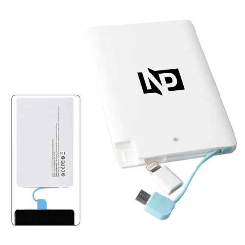 5.1 Protable Pocket Credit Card Sized Power Bank