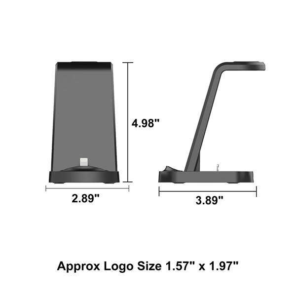 3 in 1 Fast Wireless Charging Dock Stand