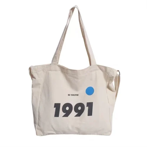 Canvas Reusable Shopping Tote 5