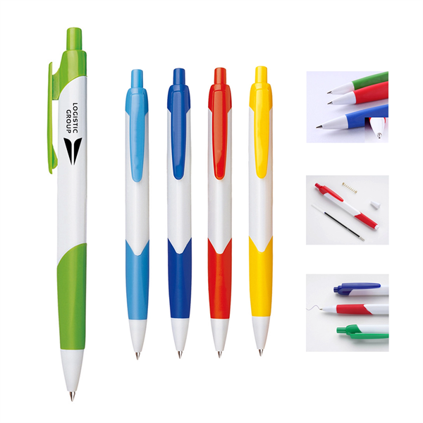 Custom Click Plastic Ballpoint Pen