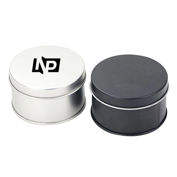 Metal Tin Cans Round Empty Container