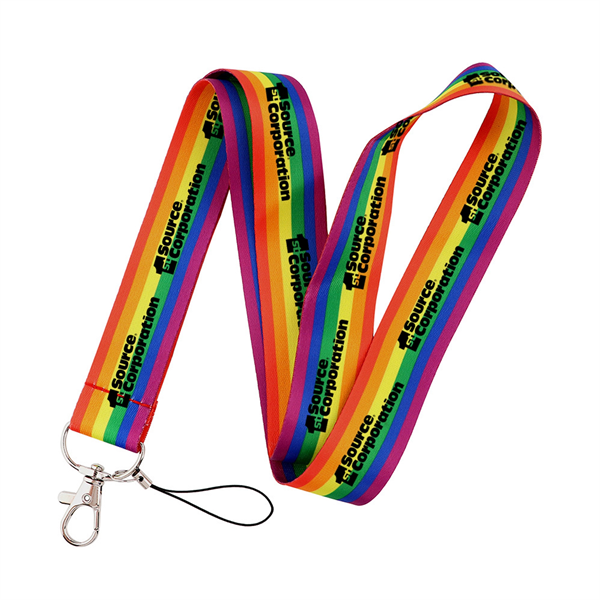 Custom Rainbow Lanyard