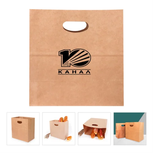 Paper Food Bags With Handle Hole