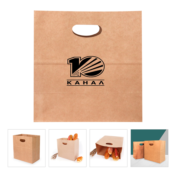 Paper Food Bags With Handle Hole
