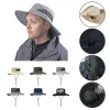 Wide Brim Mesh Bucket Hat