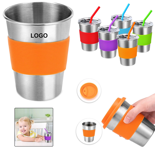 12OZ Stainless Steel Cup With Silicone Sleeve