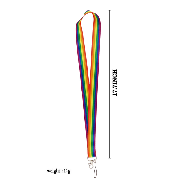 Custom Rainbow Lanyard