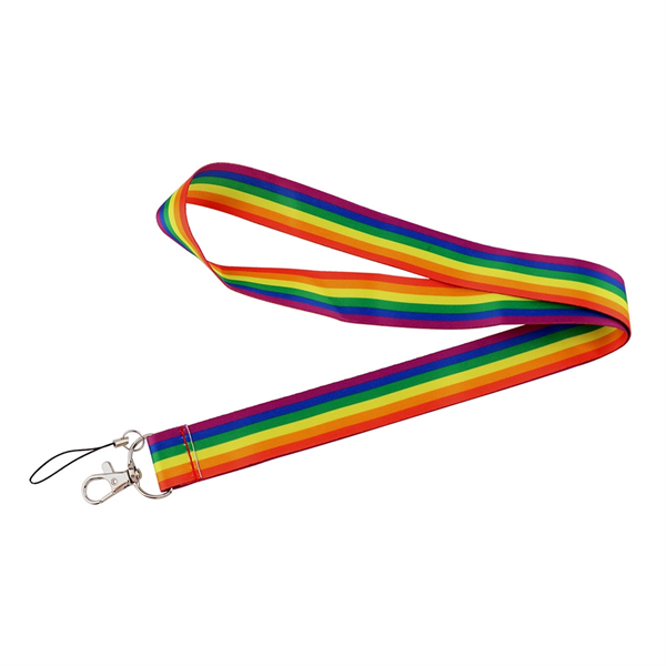 Custom Rainbow Lanyard