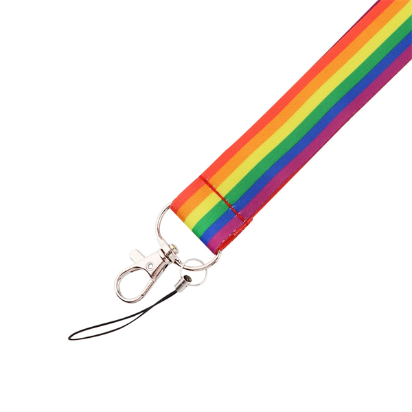 Custom Rainbow Lanyard