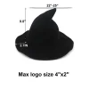 Halloween Kinitted Witch Hat