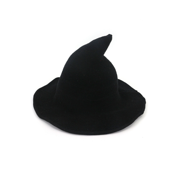 Halloween Kinitted Witch Hat