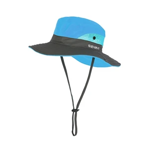 9.5 Children's Ponytail Mesh wide Sun Hat