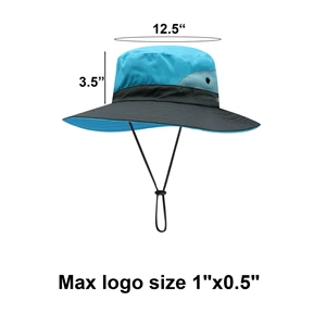 9.7 Children's Ponytail Mesh wide Sun Hat