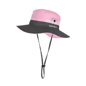 9.9 Children's Ponytail Mesh wide Sun Hat