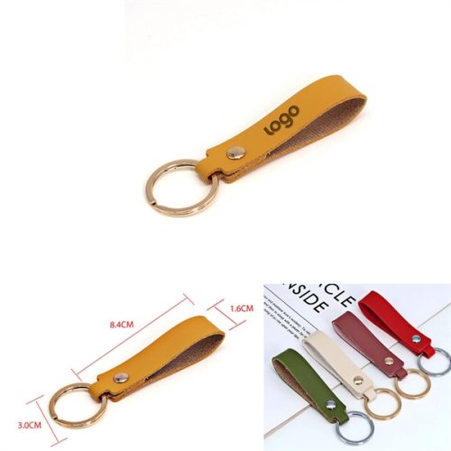 "Pu Leather Keychain "
