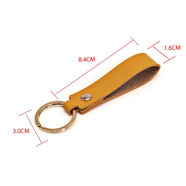 "Pu Leather Keychain "