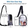 "Stadium Approved Mini Stadium Approved Clear Sling Bag "