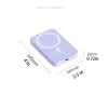 "5000mAh PD 20W Magnetic Wireless Fast Charging Power Bank NF6706  "