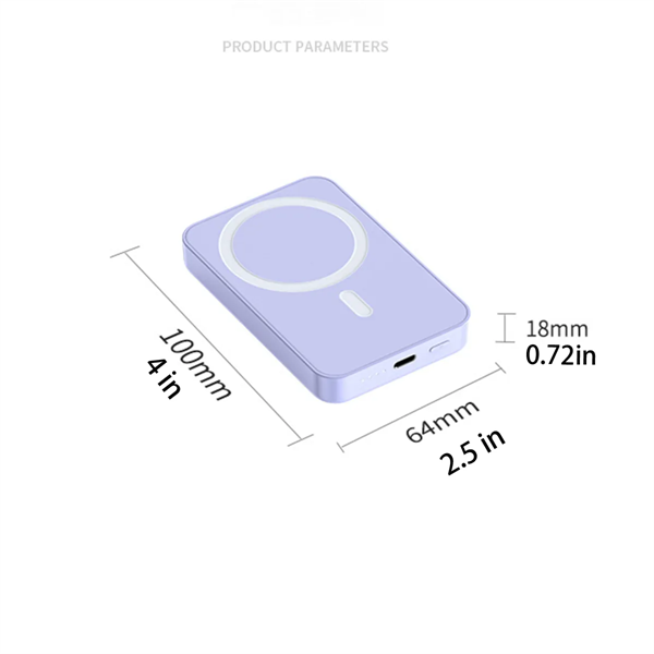 "5000mAh PD 20W Magnetic Wireless Fast Charging Power Bank NF6706  "