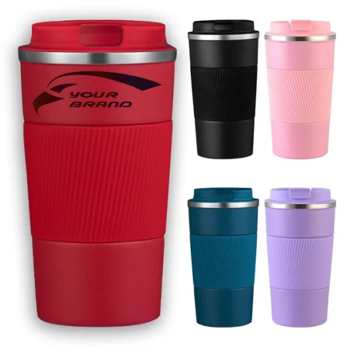 "510ml Stainless Steel Travel Coffee Mug Non-slip Thermal Cup AY5948  "
