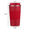 "510ml Stainless Steel Travel Coffee Mug Non-slip Thermal Cup AY5948  "
