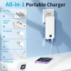 10000mAh Power Bank with Wall Plug