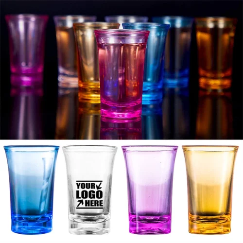 300382394 1.2Oz Acrylic Colorful Shot Glasses