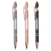 1.0Mm Medium Pointrose Gold Metal Ballpoint Pen With Stylus