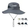 Wide Brim Bucket Hat