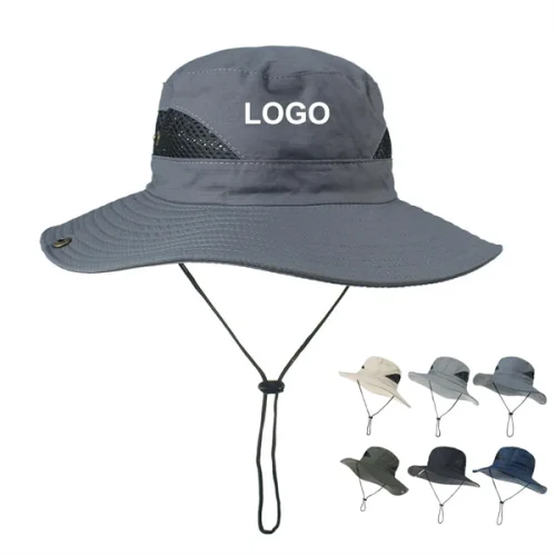 Wide Brim Bucket Hat