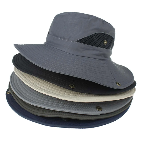 Wide Brim Bucket Hat
