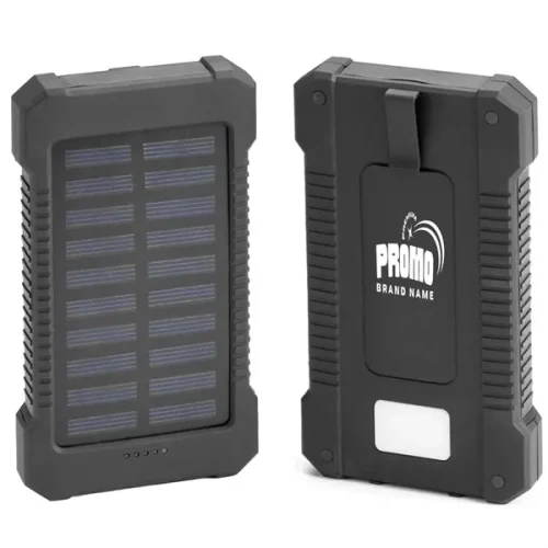 324715092 10,000-mAh Solar Power Bank W/ Flashlight compass Carabiner